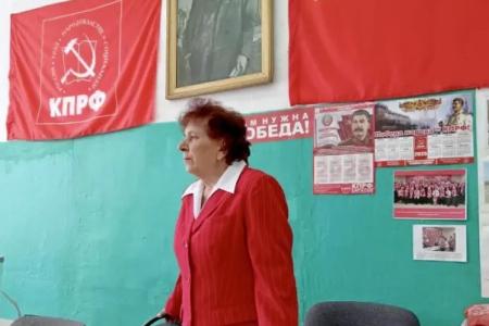 Ольга Алимова побывала на отчётно-выборном собрании в Новобурасском райкоме КПРФ