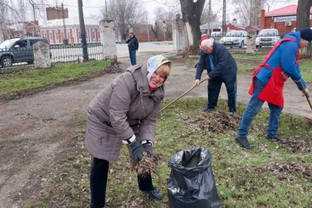 Саратовская область. В Балаково прошёл коммунистический субботник