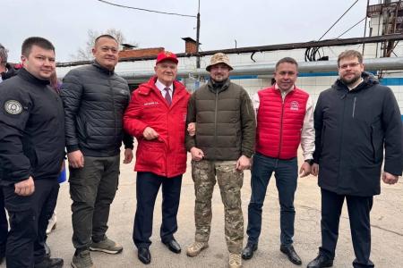 А.М. Гибатдинов принял участие в отправке 152-го гуманитарного конвоя