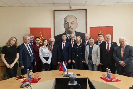Делегация КПРФ во главе с Казбеком Тайсаевым продолжает работу в Минске