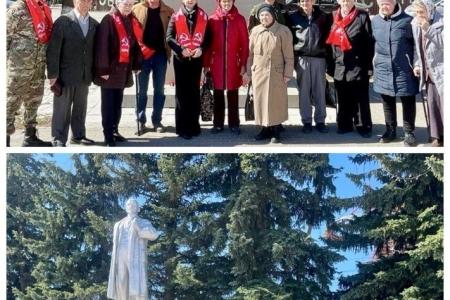 В Тульской области прошли праздничные мероприятия в ознаменование 156-й годовщины со дня рождения В.И. Ленина