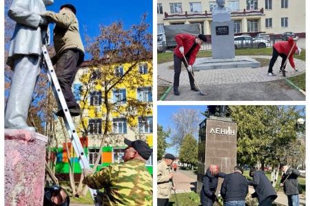 В Тульской области прошли праздничные мероприятия в ознаменование 156-й годовщины со дня рождения В.И. Ленина