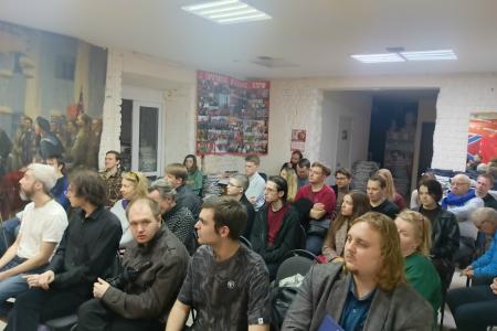 Саратовская область. Местные комсомольцы и активисты движения «Русский Лад» провели мероприятие, посвященное Ледовому побоищу 1242 года