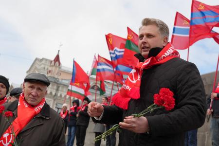 Свердловские коммунисты отметили 156 годовщину со дня рождения В.И. Ленина