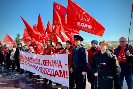 Наше знамя - Ленинское: нижегородские коммунисты отметили 156-ю годовщину со дня рождения В.И. Ленина