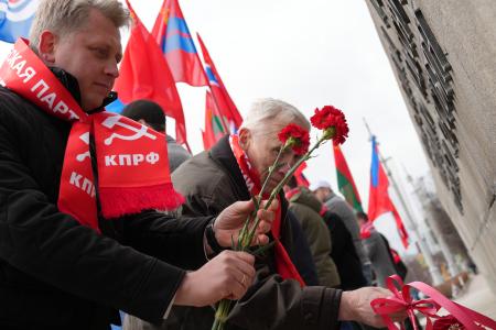 Свердловские коммунисты отметили 156 годовщину со дня рождения В.И. Ленина