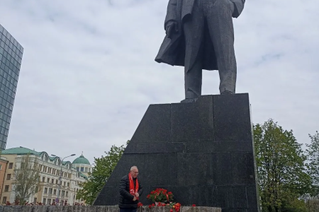 Донецкие коммунисты достойно встретили Ленинский день
