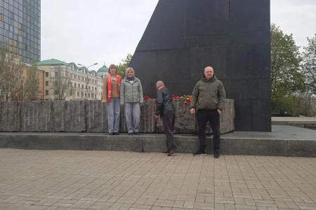 Донецкие коммунисты достойно встретили Ленинский день