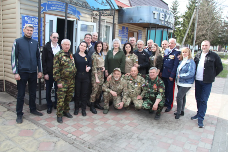 В Курской области в Солнцево прошла встреча ветеранов и участников боевых действий