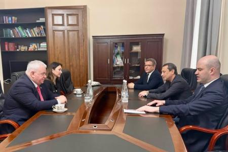 К.К. Тайсаев приехал с рабочим визитом в Абхазию