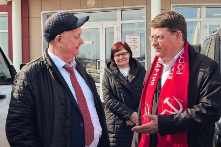 Встреча самарских коммунистов с директором народного предприятия «Звениговский» в Татарстане
