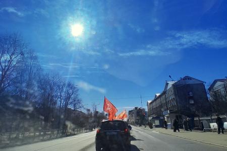 В Архангельске прошел автопробег ко Дню Космонавтики