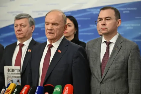 Г.А. Зюганов выступил перед журналистами