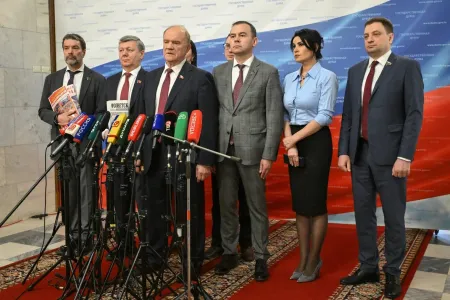 Г.А. Зюганов выступил перед журналистами