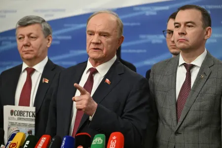 Г.А. Зюганов выступил перед журналистами