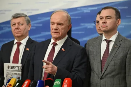 Г.А. Зюганов выступил перед журналистами