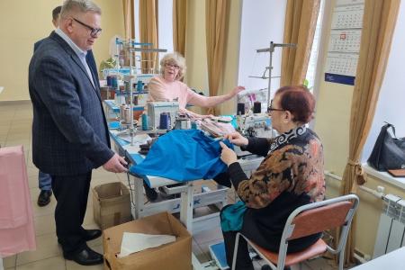 Руководитель фракции КПРФ в Мособлдуме Александр Наумов встретился с трудовым коллективом Дулевского фарфорового завода