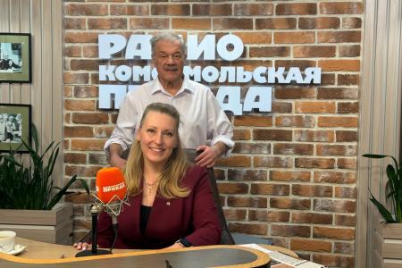 Мария Дробот выступила в эфире радио «Комсомольская правда» в программе «Партийная среда»