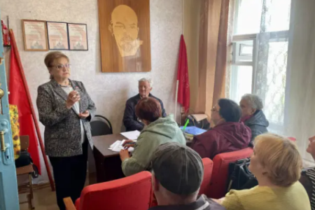 Ольга Алимова встретилась с партийным активом Новоузенского местного отделения КПРФ