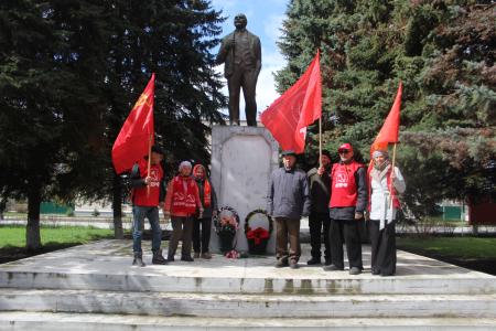 В Тамбове отметили 156-ую годовщину со дня рождения В.И. Ленина