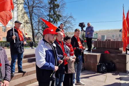 Торжественные мероприятия, посвященные 156-й годовщине со Дня рождения В.И. Ленина, прошли в Рязани
