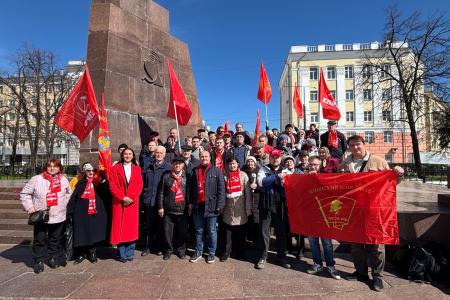 Торжественные мероприятия, посвященные 156-й годовщине со Дня рождения В.И. Ленина, прошли в Рязани