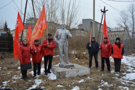 Забайкальский край. Автопробег и митинг в честь Дня рождения Владимира Ленина прошёл в Чите
