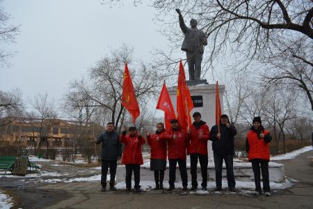 Забайкальский край. Автопробег и митинг в честь Дня рождения Владимира Ленина прошёл в Чите
