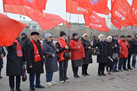 Забайкальский край. Автопробег и митинг в честь Дня рождения Владимира Ленина прошёл в Чите