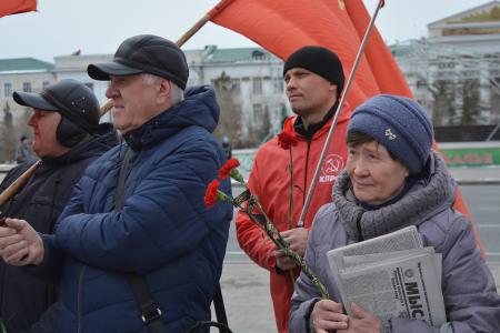 Забайкальский край. Автопробег и митинг в честь Дня рождения Владимира Ленина прошёл в Чите
