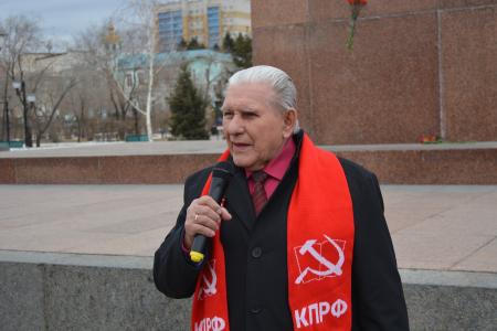 Забайкальский край. Автопробег и митинг в честь Дня рождения Владимира Ленина прошёл в Чите