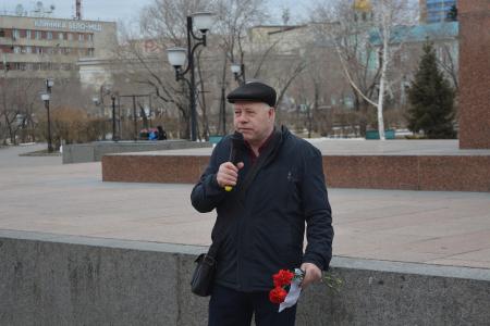 Забайкальский край. Автопробег и митинг в честь Дня рождения Владимира Ленина прошёл в Чите
