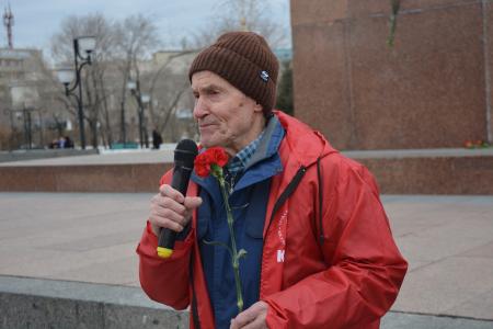 Забайкальский край. Автопробег и митинг в честь Дня рождения Владимира Ленина прошёл в Чите