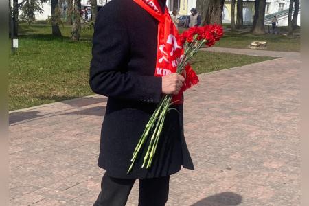В Костроме торжественно отметили 156-ую годовщину со дня рождения В.И. Ленина