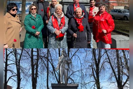 В Костроме торжественно отметили 156-ую годовщину со дня рождения В.И. Ленина