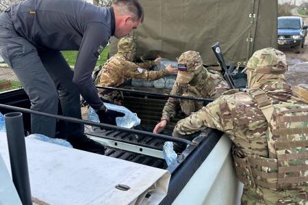 Херсонские бойцы передали благодарность Центральному комитету КПРФ