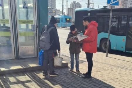 Санкт-Петербург. Агитрейды на улицах: красные в городе!