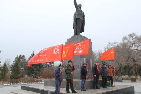 Коммунисты Приамурья отметили 156-ю годовщину со дня рождения В.И. Ленина