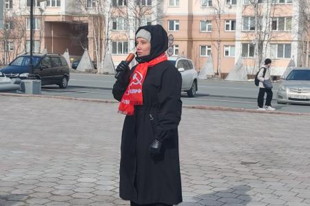 Ямало-Ненецкий автономный округ. В Салехарде состоялся митинг в честь 156-й годовщины со дня рождения В.И. Ленина