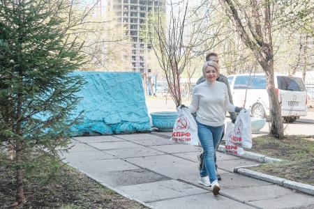Пионерская аллея зацвела в Красноярске
