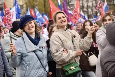 Массовый Первомай в Орле