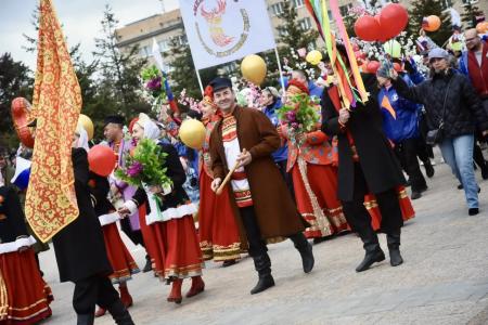 Массовый Первомай в Орле