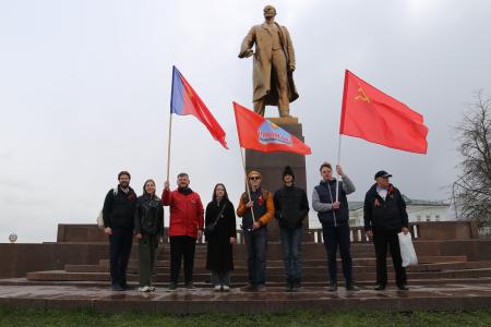 Мордовия. Красный Первомай в сердце Саранска: дождь не помешал нашей борьбе