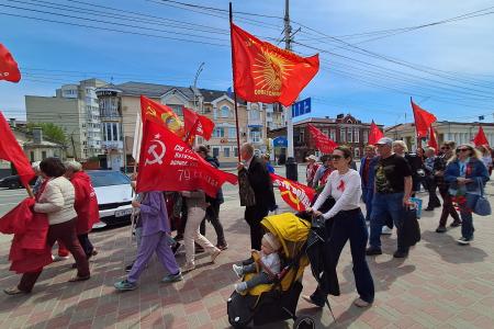 И помнит мир спасенный! Тамбовские коммунисты провели мероприятия в честь Дня Победы