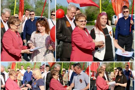 Ольга Алимова: «В саратовском парке Победы на Соколовой горе приняли участие в памятных мероприятиях, посвящённых годовщине Победы советского народа в Великой Отечественной войне над фашизмом»