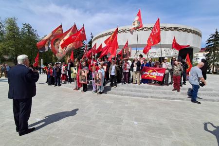 И помнит мир спасенный! Тамбовские коммунисты провели мероприятия в честь Дня Победы