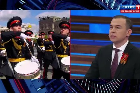 Юрий Афонин поздравил зрителей телеканала «Россия-1» с Днём Великой Победы