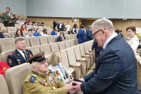 Руководитель фракции КПРФ в Мособлдуме Александр Наумов принял участие в мероприятиях ко Дню Победы в г.о. Домодедово