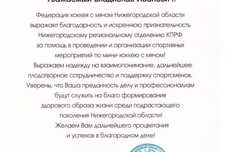 В Нижегородской области прошел V межрегиональный турнир КПРФ по русскому хоккею «Горький. Символ Победы»