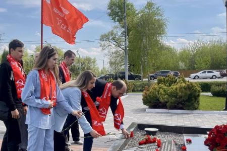 Тульские коммунисты провели мероприятия в честь Великой Победы